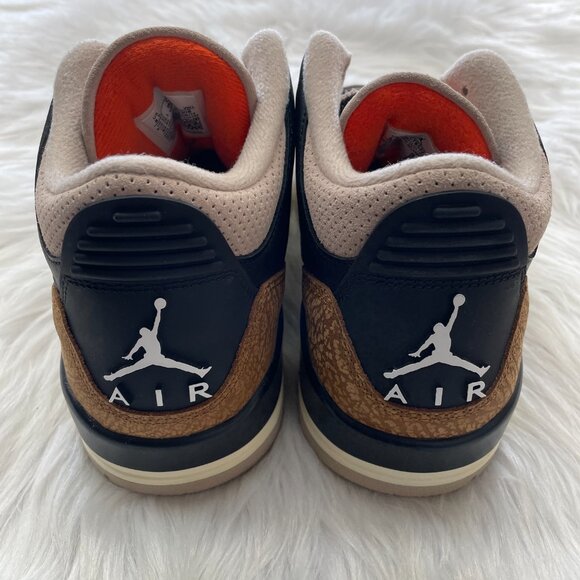 Nike Air Jordan 3 Retro Low Mens Basketball Shoes Black CT8532-008 VNDS Sz 8.5